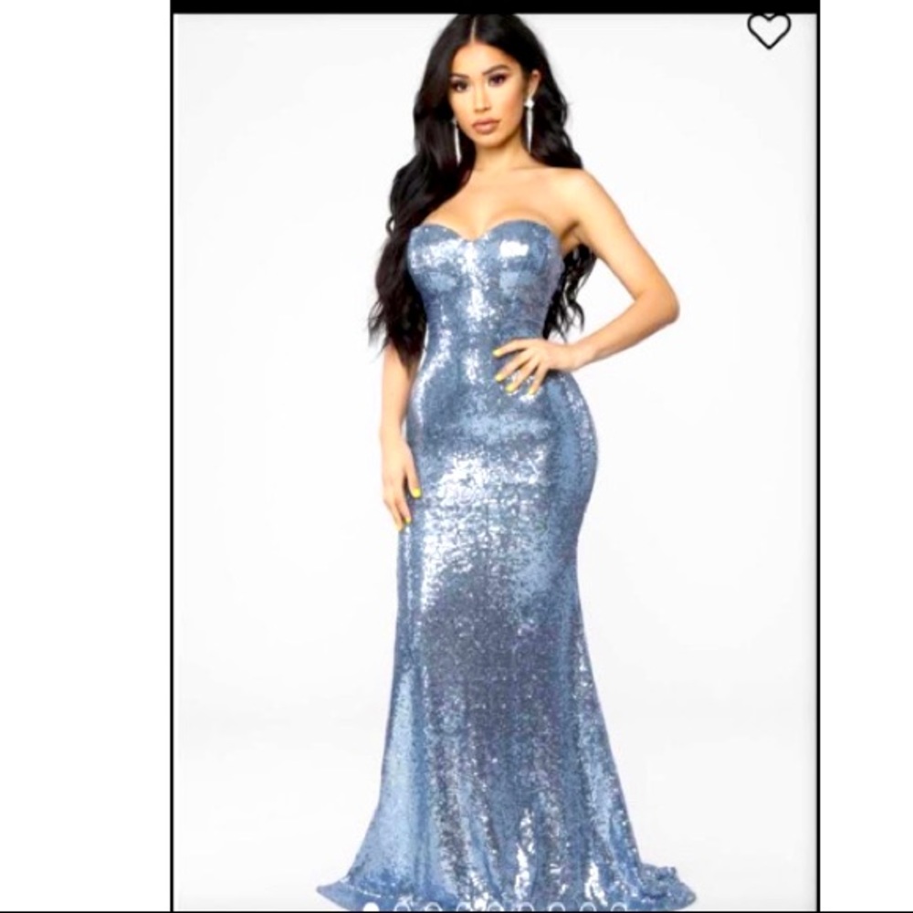 Sparkly blue ice queen dress